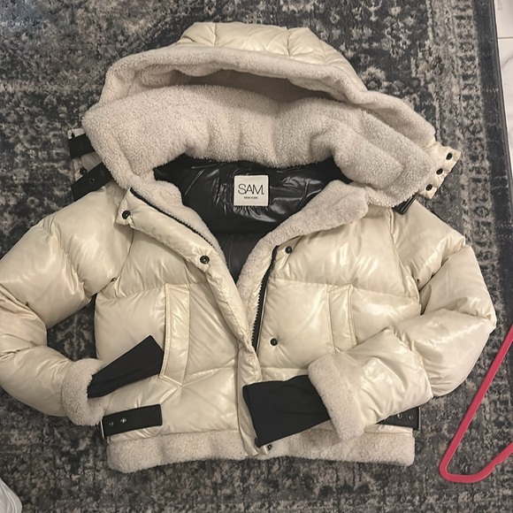 Sam Jacket W/  Lamb Sherling Trim - Picture 2 of 4